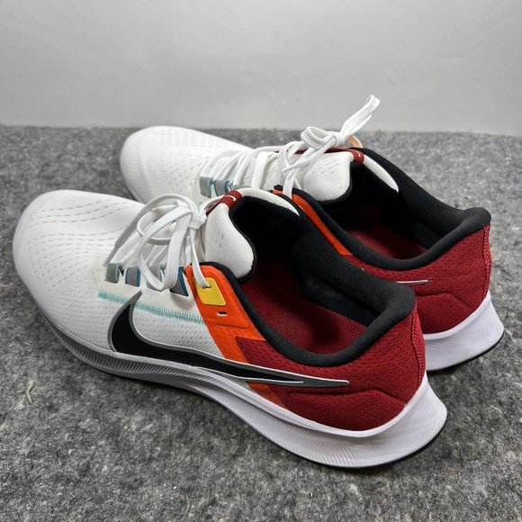 Nike Air Zoom Pegasus 38 - DQ4499 101 - Sail/Black-Red-Men's 13, UK12, EUR 47.5 - Picture 3 of 13